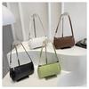 Niche Design Versatile Crocodile Pattern Baguette Bag Retro Armpit Bag New Portable Shoulder Bag