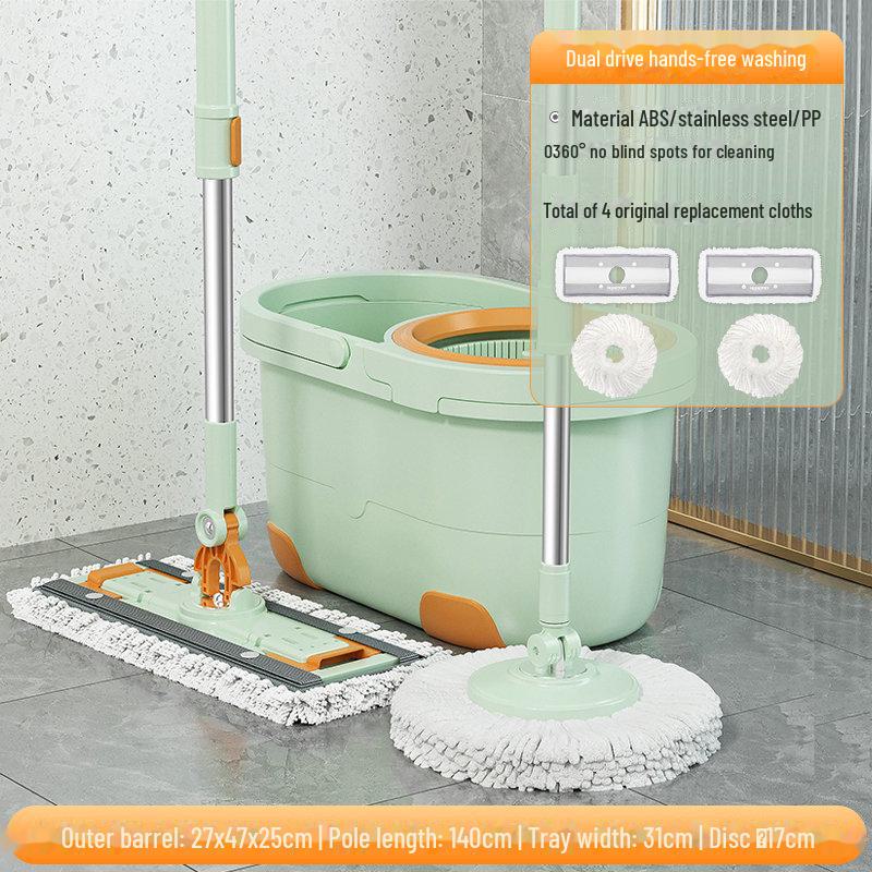 Набор вращающихся швабр Meitianle с ведром и присоской