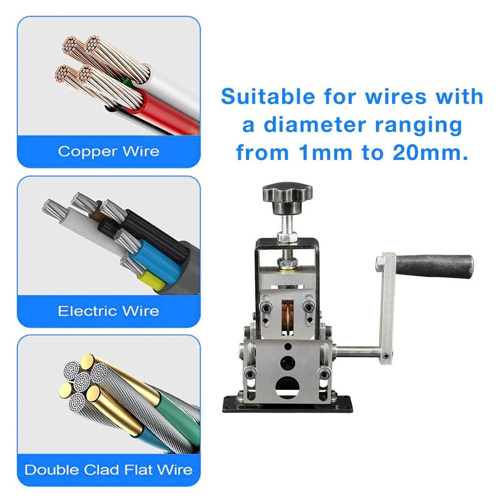 Wire and Cable Stripping Machine, Can Be Connected To Electric Drill Hand