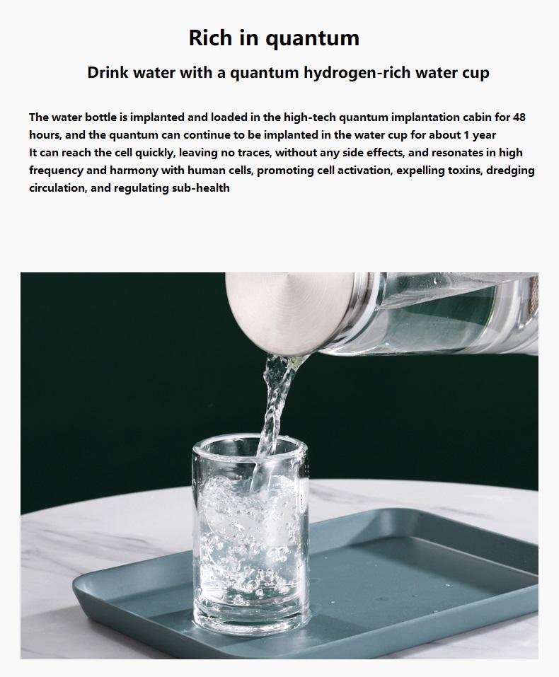 Перезаряжаемый генератор водорода, фильтр для воды, обогащенная водородом, портативная бутылка, ионизатор, чайник Pure H2 с 4 чашками