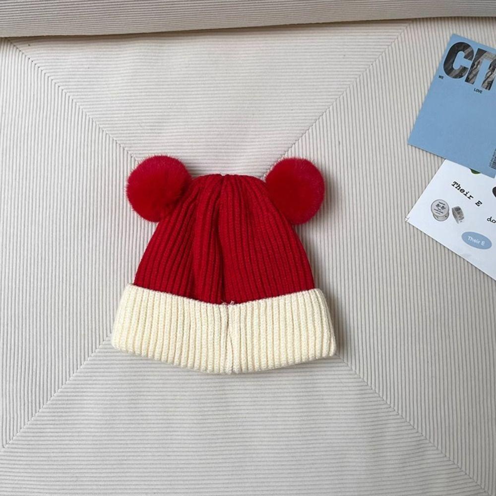 Knitted Knitted Hat Cute Pullover Hat New Ear Protection Cap