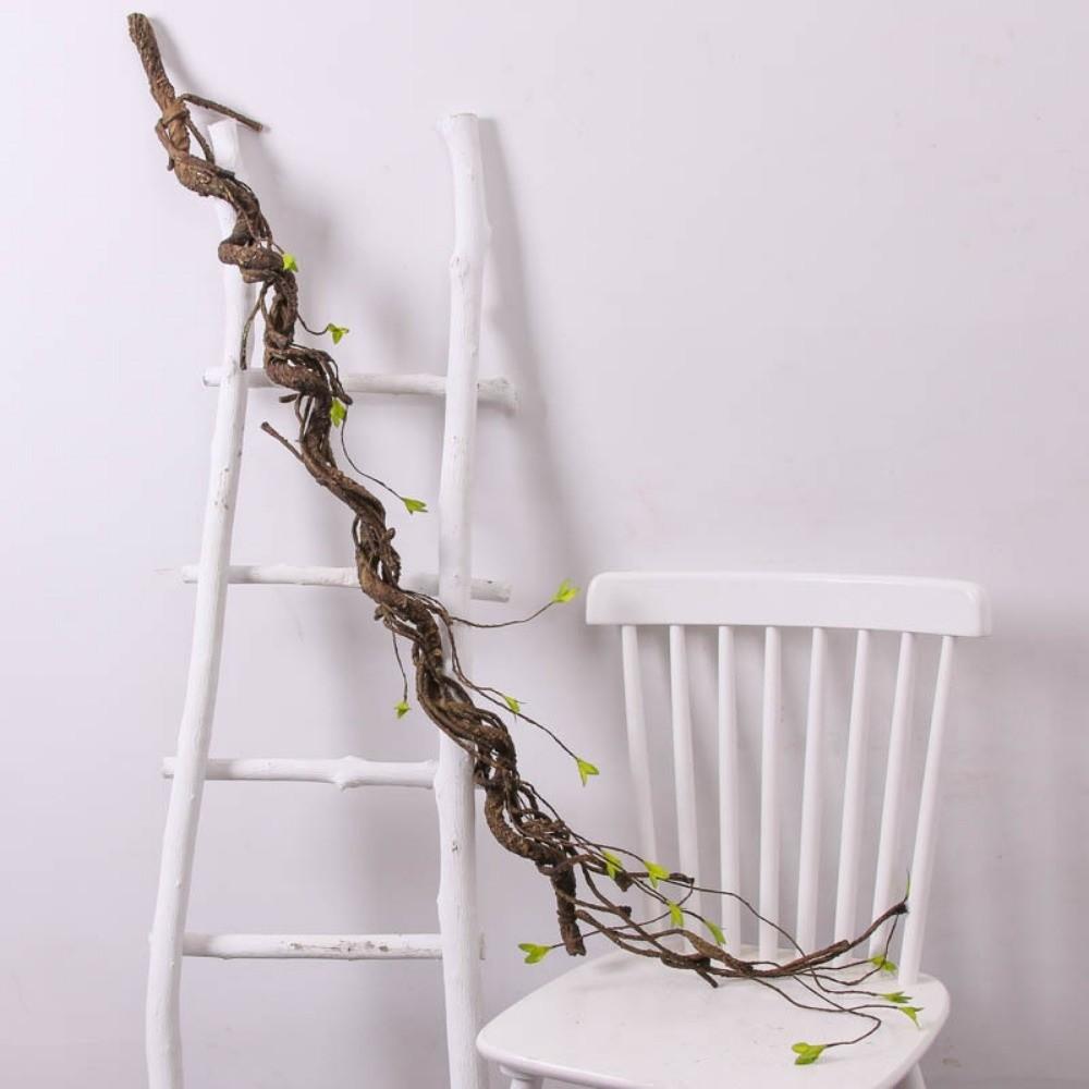Настенная искусственная ротанговая лоза DIY форма венка Искусственные растения Дерево Виноградные листья Декоративная поддельная ветка Домашний декор