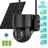PTZ IP Camera Outdoor Wireless Solar Wifi Camera With Solar Panel 4MP HD Built-in 7800mAh Recharge Battery PIR Human Alarm iCsee