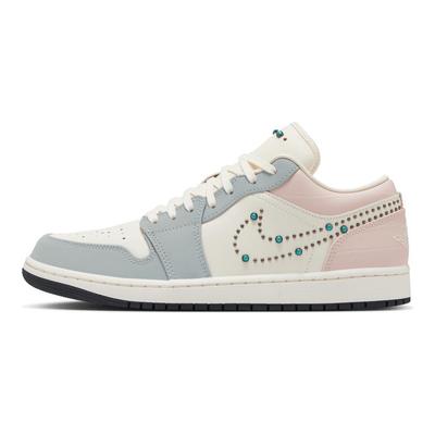 Кроссовки Air 1 Low с драгоценными камнями Swoosh для мужчин кремовые IH7319-001