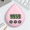 Digital Shower Timer Waterproof Energy Saver Bathroom Electronic Countdown Water Drop Alarm Clock