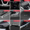 Автомобильная наклейка Tesla 10 шт. Автомобильная 3D-металлическая наклейка Наклейка на руль интерьера Для Tesla Model 3 Model S Model Y Roadster SpaceX A