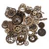 40Pcs Metal Alloy Steampunk Clock Charms Vintage Diy Pendants Jewelry Findings