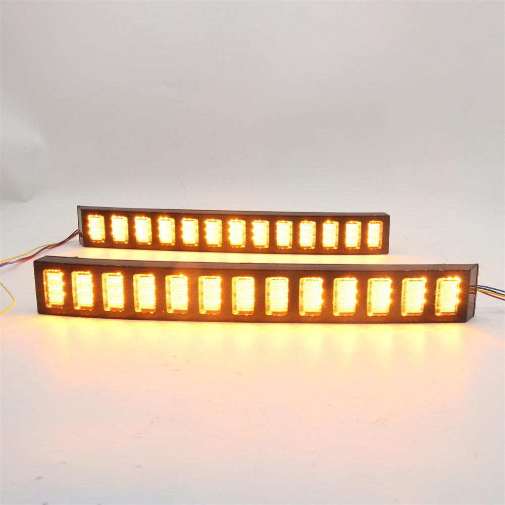 Трехцветный дневной ходовой огонь для Toyota Prado LC250 (правильно)