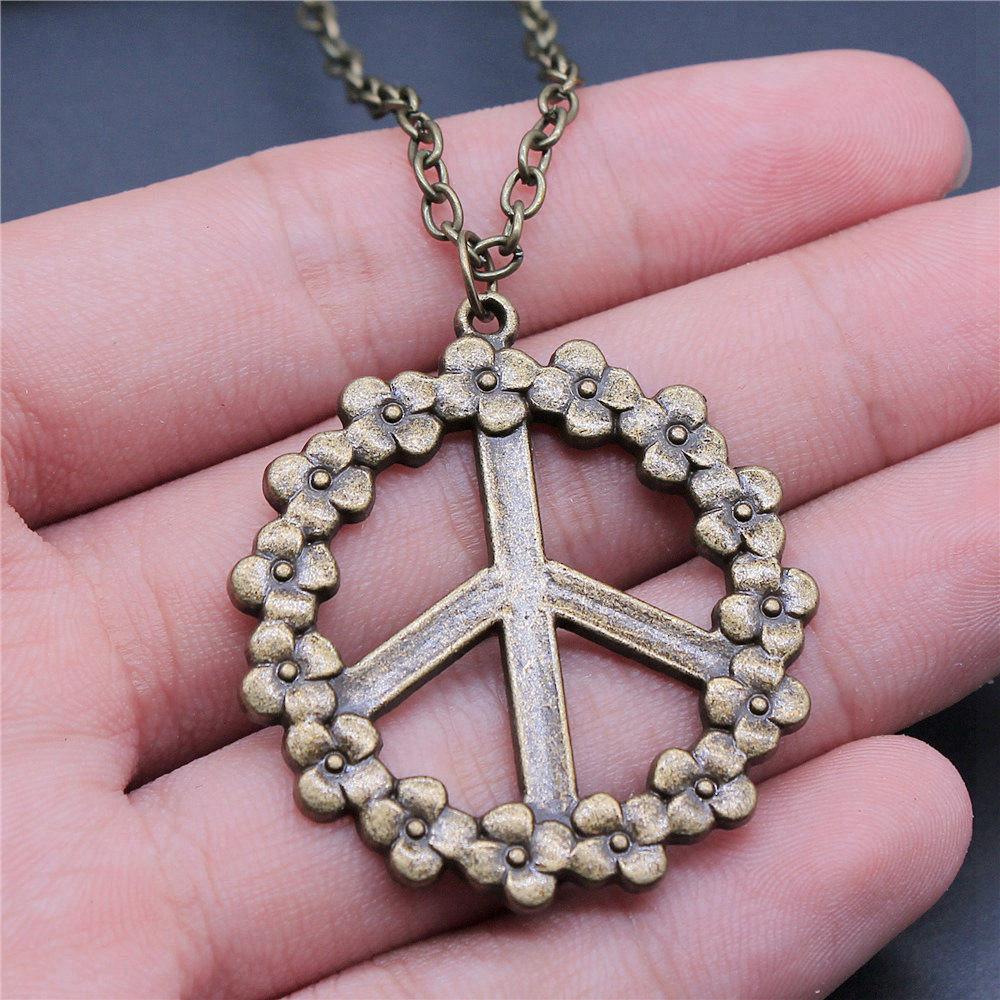 Любовь Сердце Мир 45 см или 70 см Длинная Цепочка Ожерелье Женские Украшения Юбилей Новые Находки и Компоненты