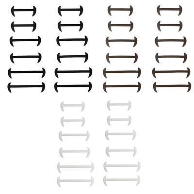 12 шт эластичные свободные завязывания ленивые силиконовые шнурки для обуви