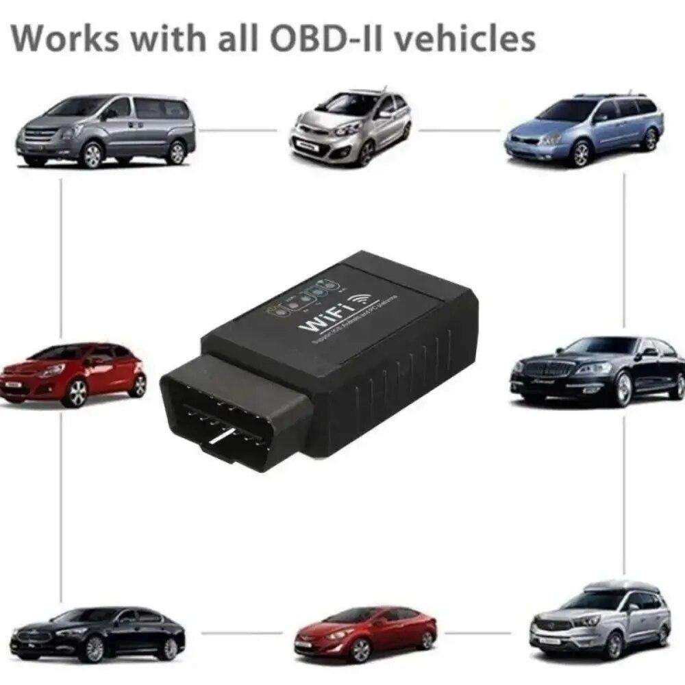 OBD2 WIFI ELM327 V 1.5 сканер для iPhone IOS /Android Auto OBDII OBD 2 ODB II ELM 327 V1.5 WI-FI считыватель кодов диагностический инструмент