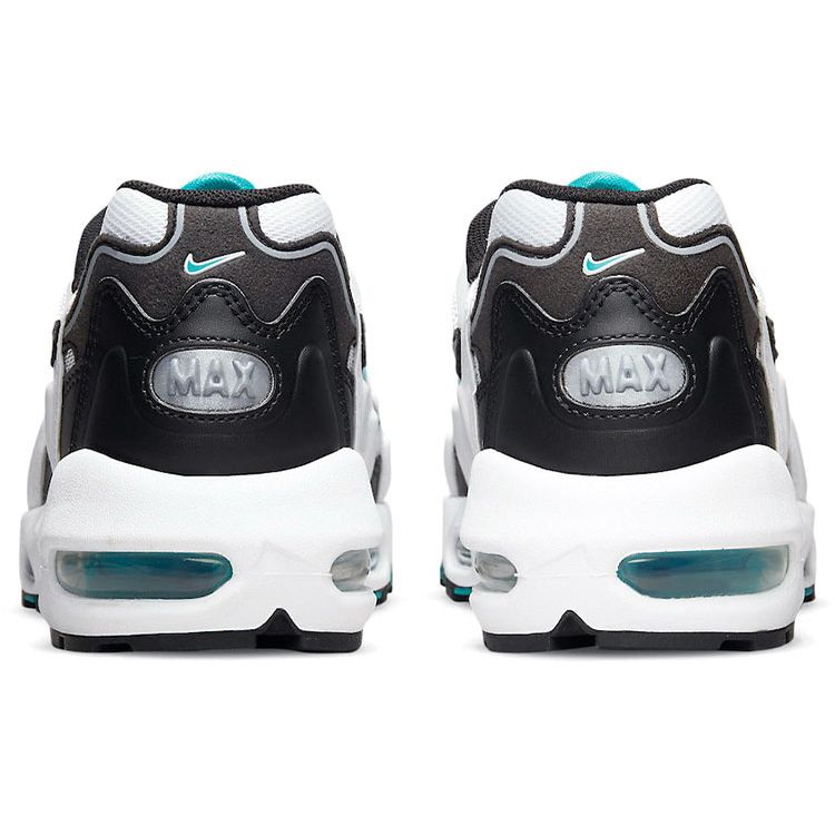 Nike Air Max 96 2 White Mystic Teal Unisex Sneakers Black Reflect-Silver CZ1921-101