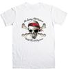 Большая и высокая футболка с забавной наклейкой пиратского черепа футболка для мужчин одежда