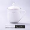Хрустальная фарфоровая чайная чашка Jingdezhen с крышкой и металлическим фильтром