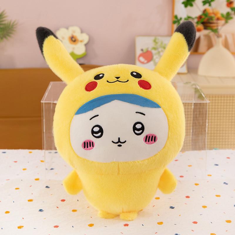 Usagi Chiikawa Hachiware Transform Pikachu Kuromi Rabbit Soft Plush Toy For Collectors Gift And Home Decor