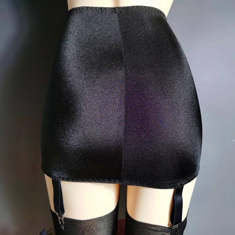 Эластичный регулируемый подвяз с 4 зажимами, тканевым стилем и дизайном короткой юбки - Предзаказ