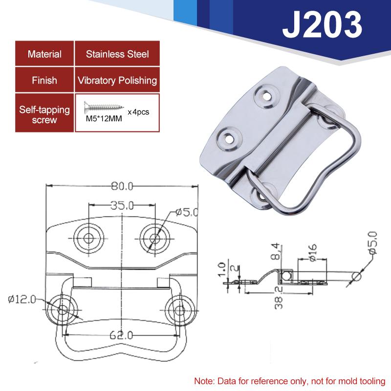 304 Toggle Latches Spring Loaded Clamp Clip Case Box Latch Catch Toggle Tension Lock Lever Clasp Closures Crate Lock Snap 6