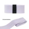Elastic Perforated PU Leather Overgrip for Badminton, Tennis & Table Tennis Rackets, Fishing Rods with Ribbed Sweatband