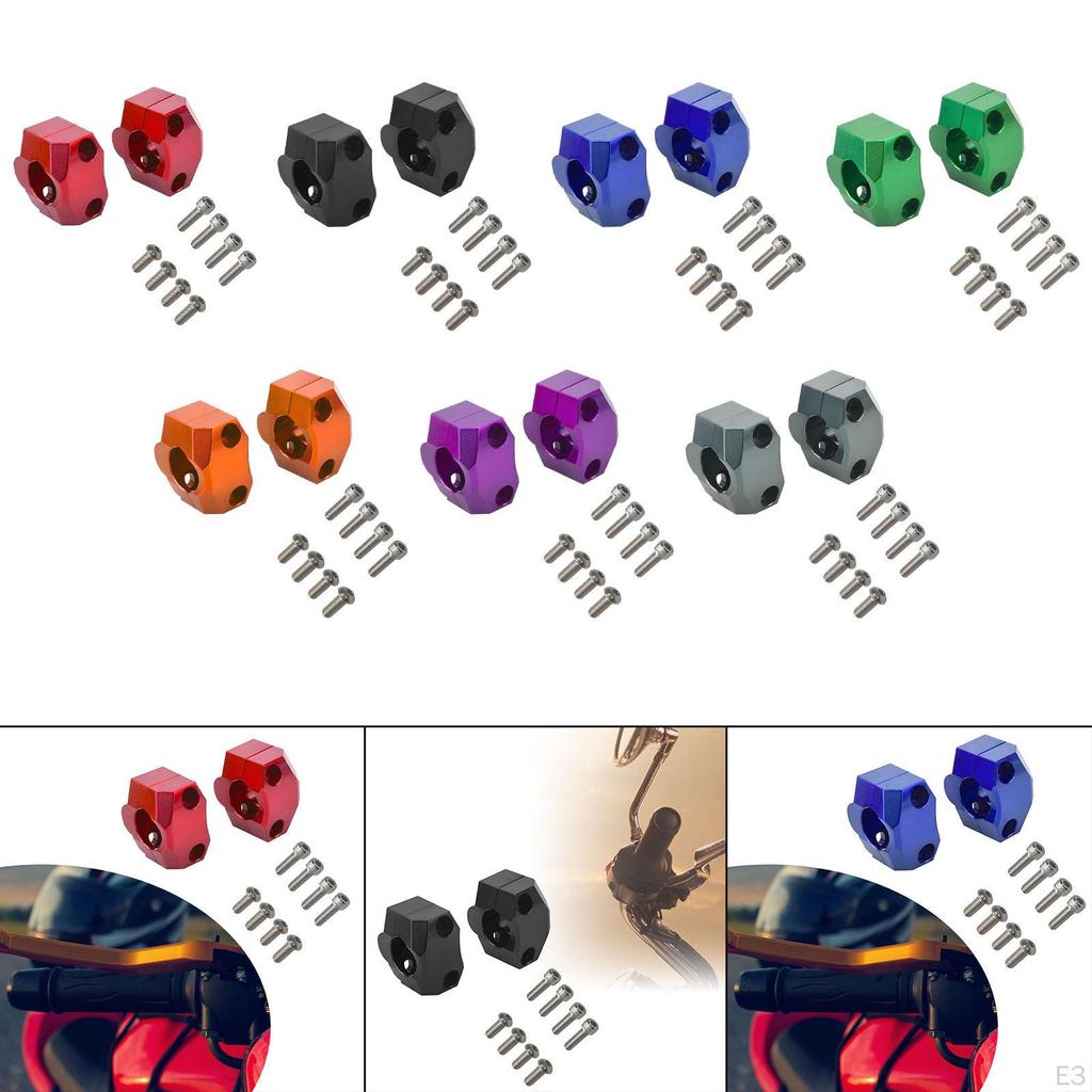 Aluminum Alloy Handlebar Riser, Mount Clamp for Motorbike and ATV