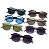  Fashion Round Sunglasses Women Vintage Rivets Punk Men Ins Popular Shades Gradient Sun Glasses UV400