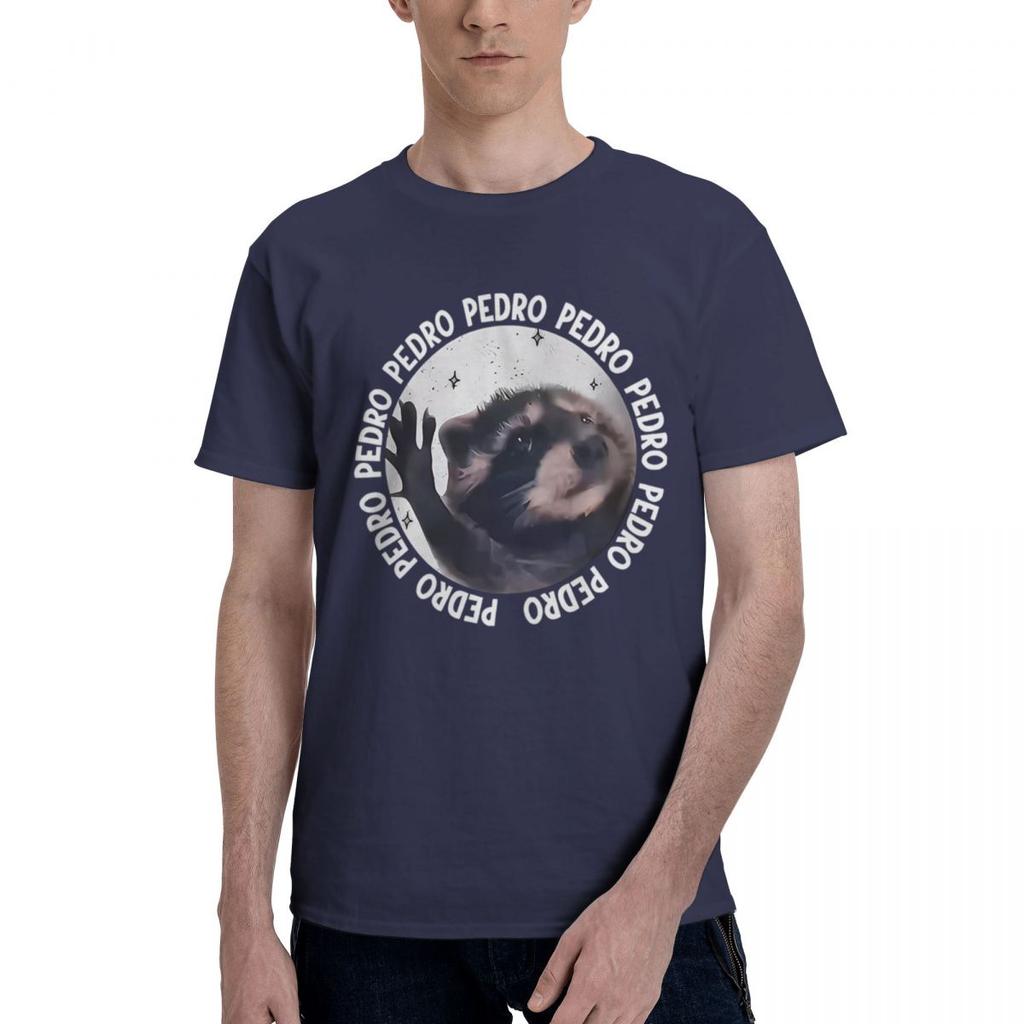 Raccoon Pedro Dancing Meme 100 Cotton Casual Breathable Confortable Cute Short Sleeve TShirt Graphic Tee