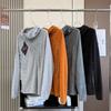 Lightweight Fleece Pullover Men Women Hooded Thermal Base Layer Jacket Outdoor Wear In Orange Green Black Gray
