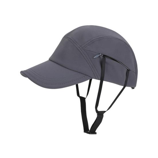Sun Hat Adjustable Chin Straps Extended Brim Baseball Hat UV Blocking Windproof Outdoor Travel Riding Hat