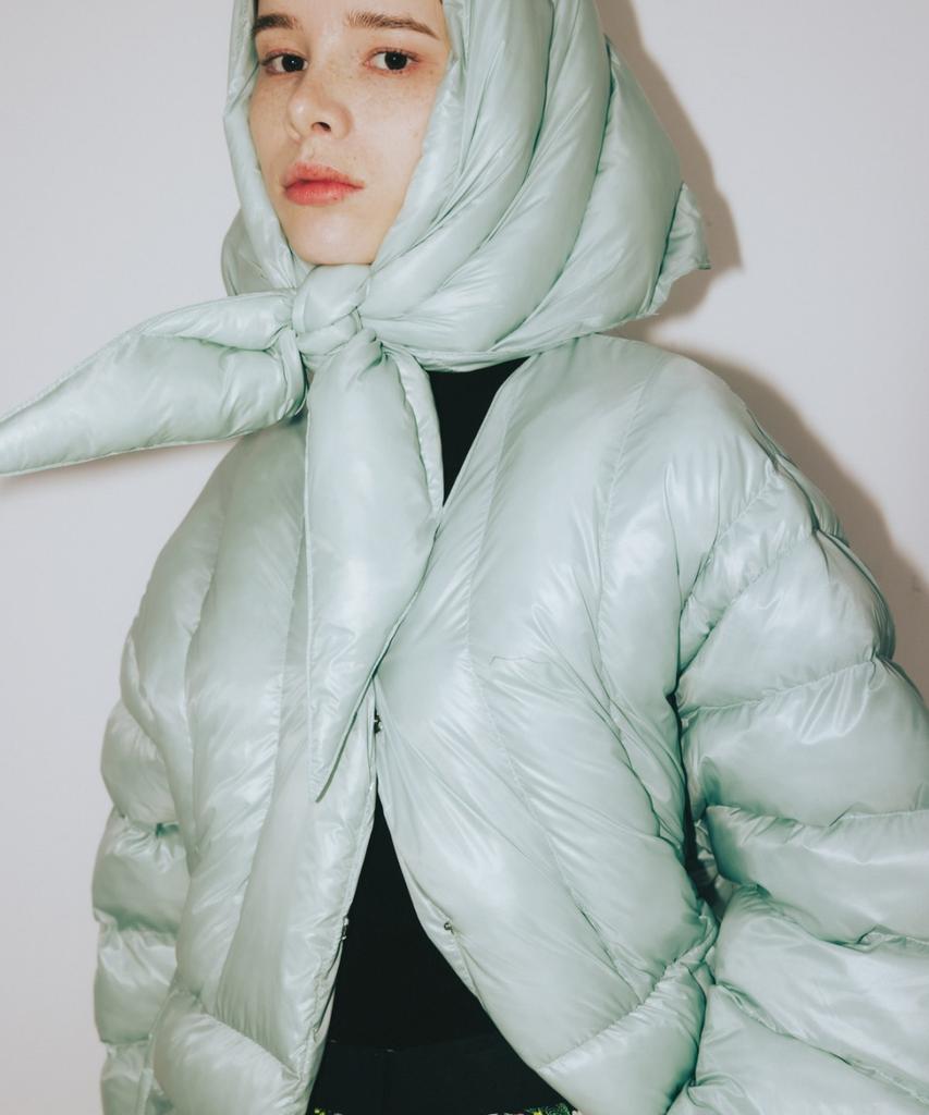 Graenn [Free Gift Included] Oversized Eco Padded Jumper_Green Haze