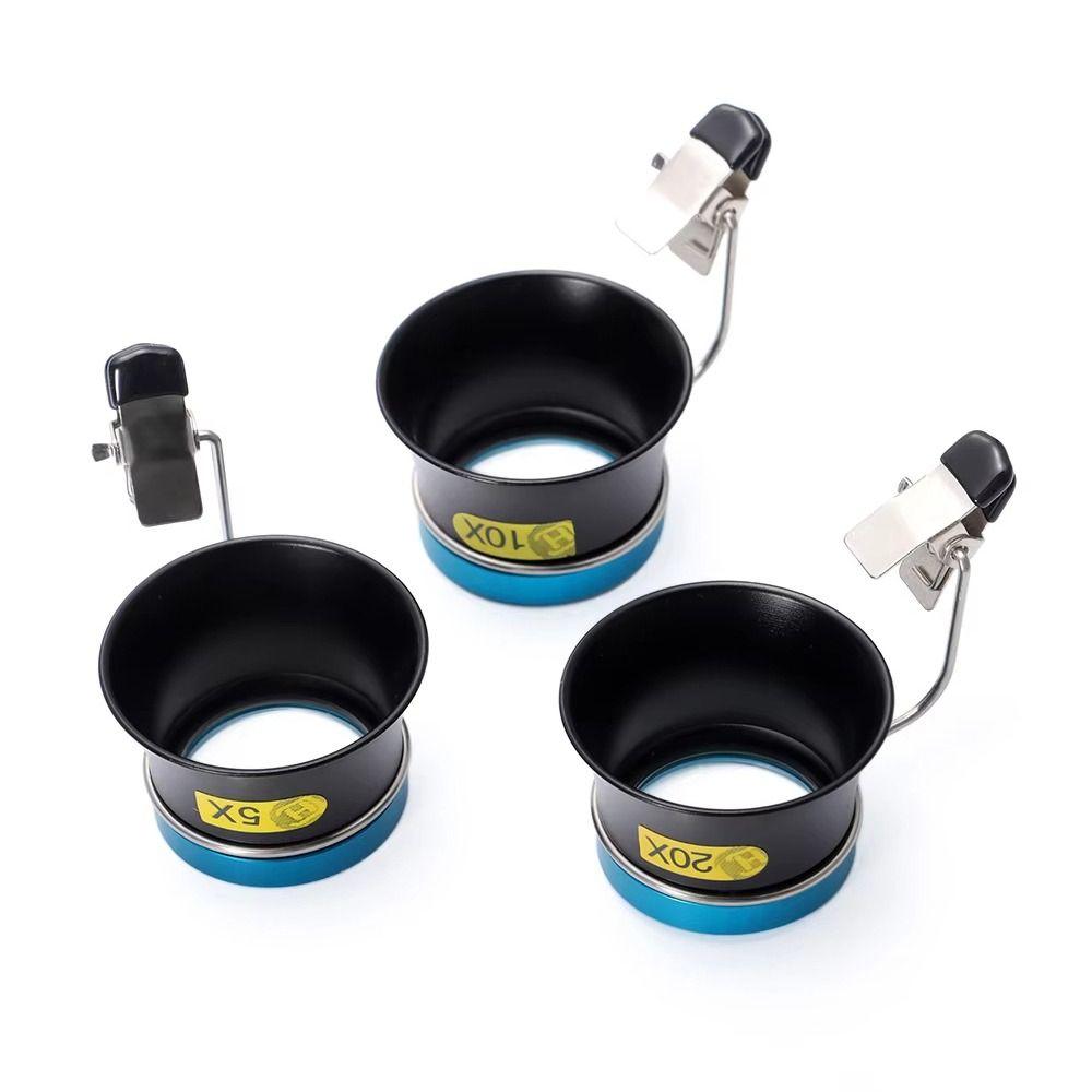 1Pcs Clip-On Eyeglass Magnifier Eye Loupe Portable Eyepiece  Watchmakers Repair Tool