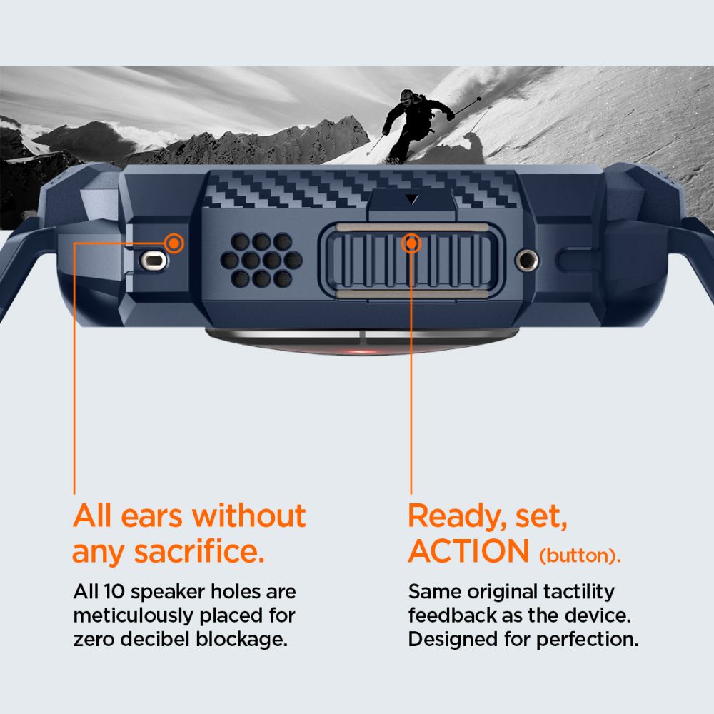 Spigen Rugged Armor Pro For Apple Watch Ultra 1 2 (49 Mm) Watch Band
