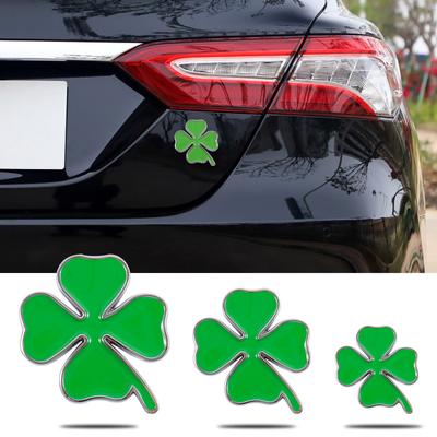 1 Х Металлический Четырехлистный Клевер Логотип Эмблема Автомобиля Наклейка Значок Наклейка Другие Предметы Не Включены