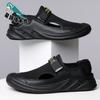 New Sandals Men's Soft Sole Summer Breathable Large Size Outer Wear Beach Shoes Casual Men's Shoes Leather Shoes