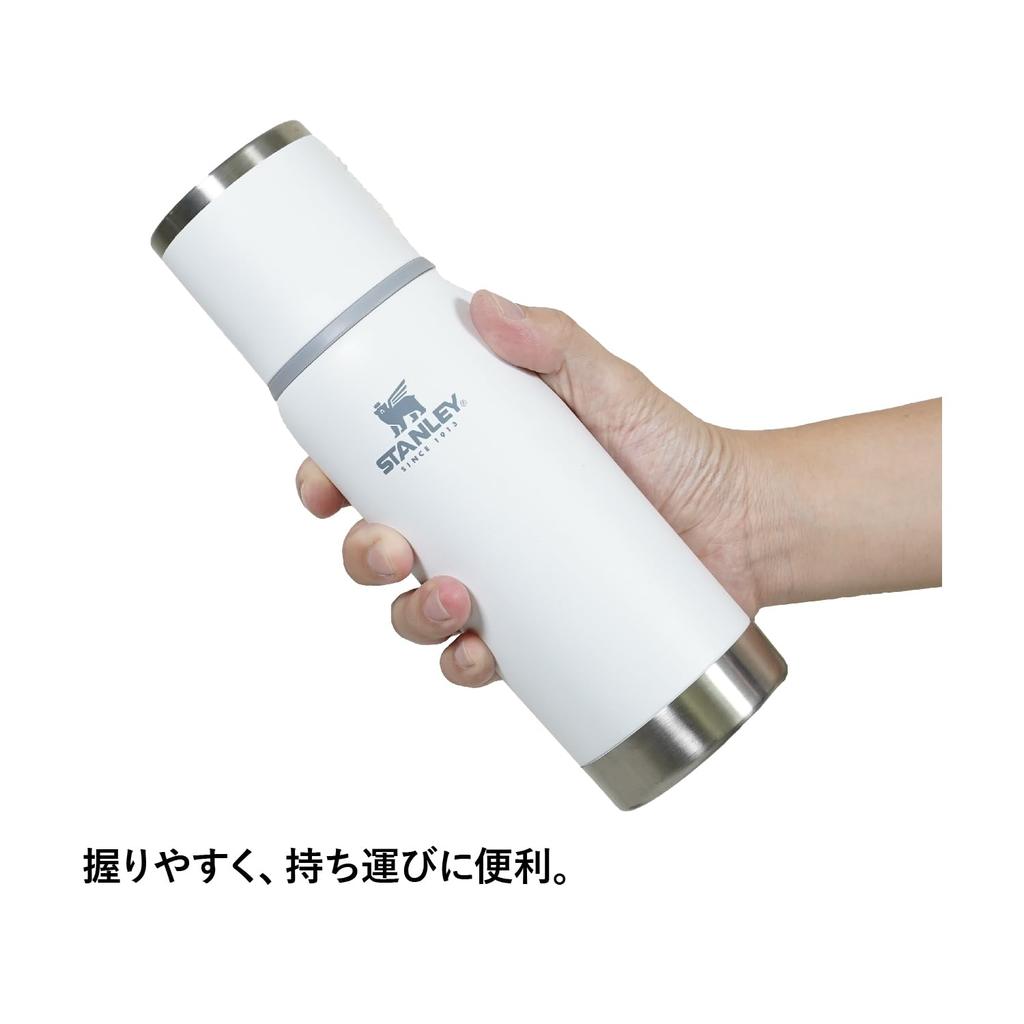 STANLEY Vacuum Adventure Bottle White Vacuum Insulated Water Bottle Thermal Insulation Stainless Steel Bottle Water Bottle Gift Outdoor Warranty