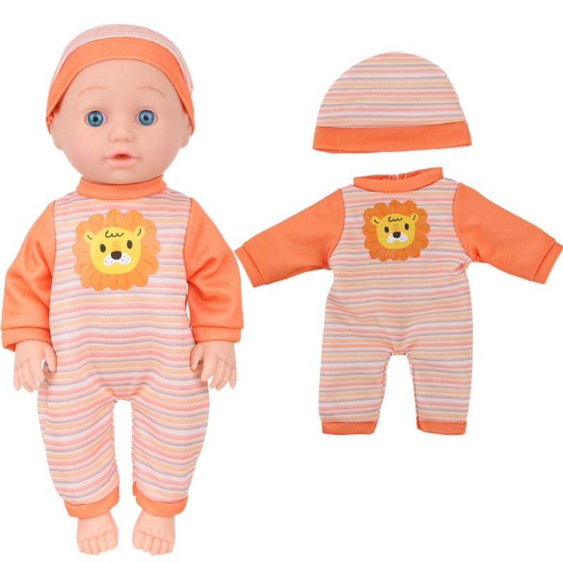 30cm Soft Vinyls Reborns Figurine Toy For Preschool with Life Like Design Imaginative Play Companion Doll for Toddler