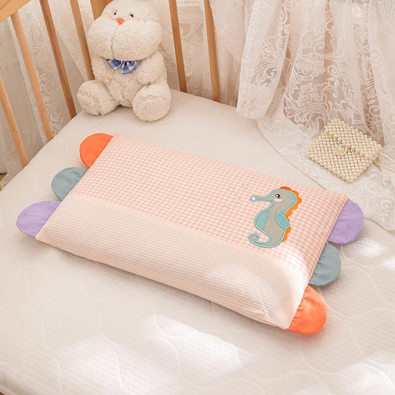 1PC Cotton Washed Cotton Pillow 0-12 Years Old Baby Kindergarten Elementary School Student Nap Pillow