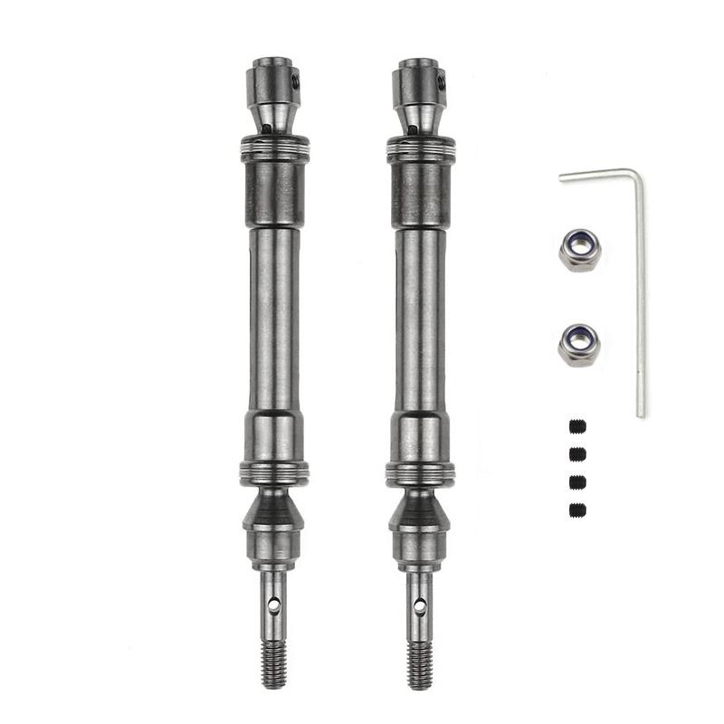 Steel CVD Front & Rear Drive Shaft Assembly Heavy Duty for 1/10 Traxxas Slash 4X4 Slash Rustler VXL Stampede 4X4 VXL Car Parts