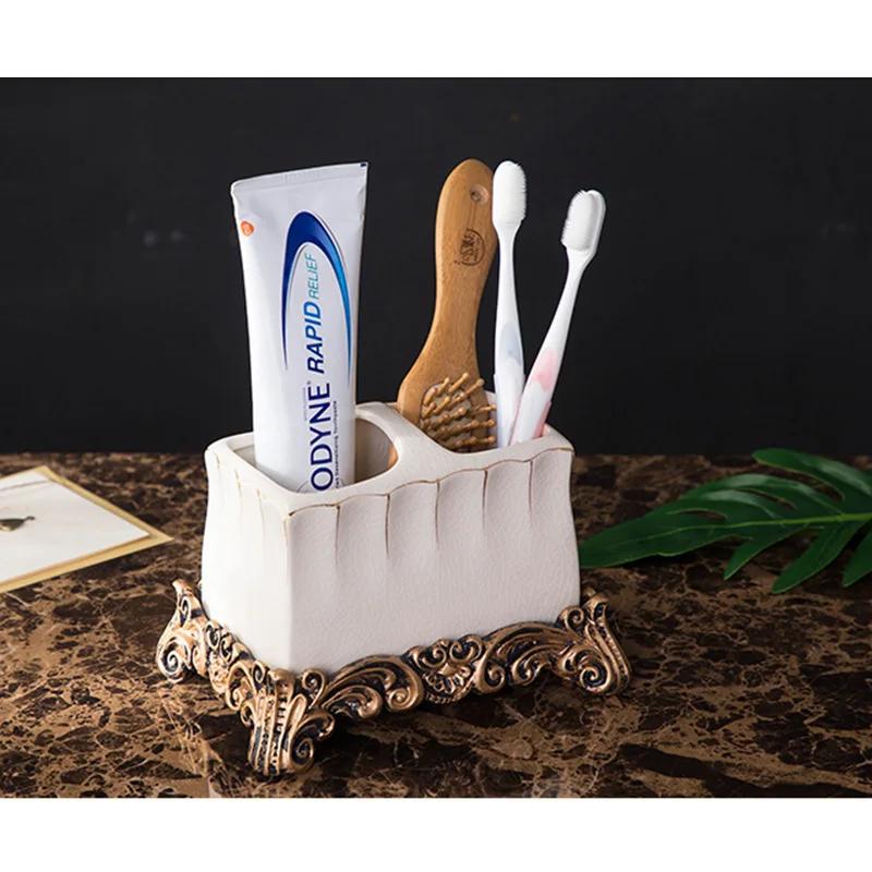 Серия "Трещиноватая глазурь", Аксессуары для ванной комнаты, Дозатор для мыла, Мыльница, Стакан, Держатель для зубных щеток, Ретро-стиль, Роскошный