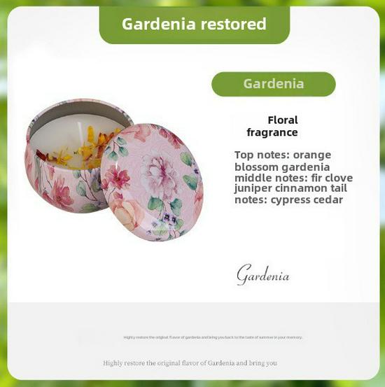 Свеча из соевого воска с сухоцветами, сделанная своими руками - Романтический ароматерапевтический сувенир