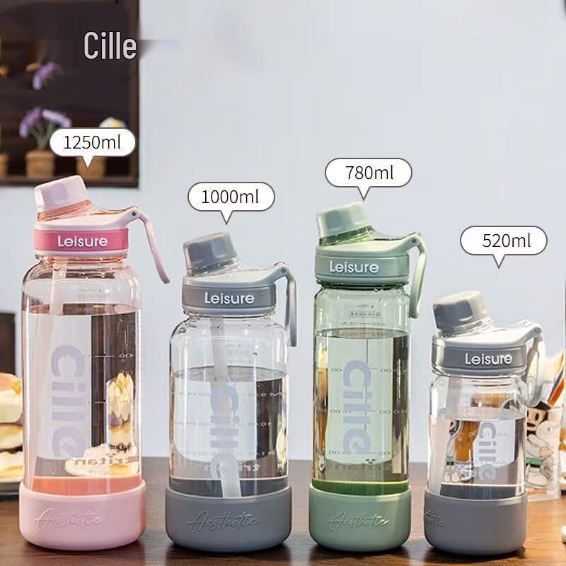 Xile Tritan Спортивная бутылка для воды с трубочкой 780 мл