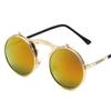 Vintage Steampunk Flip Sunglasses Round Metal Frame Sun Glasses For Men Women Multifunctional Car Fashion Eyewear Uv400