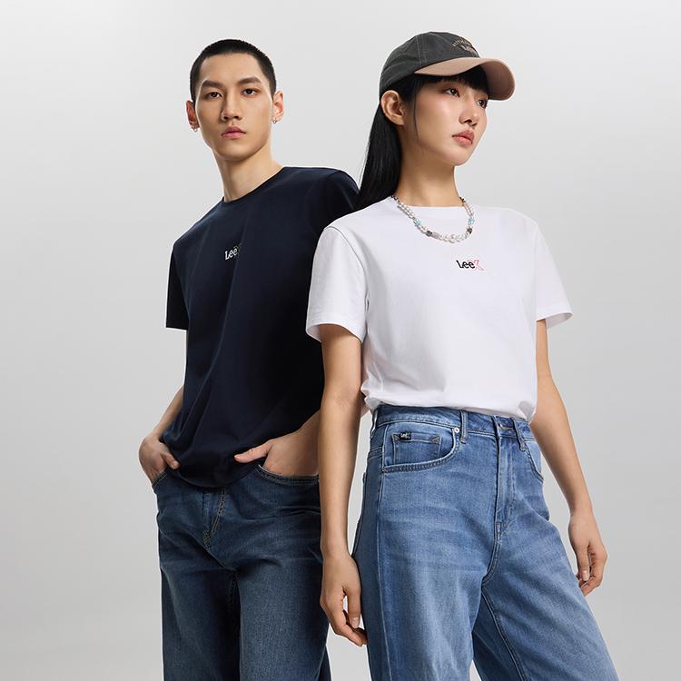 Lee T-Shirts Unisex Crew Neck Moderate LUT0098384LE00FK14000