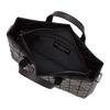 ISSEY MIYAKE Artificial Leather Shoulder Bag, Crossbody Bag, Handbag Women's Black BB43-AG205-16
