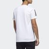 adidas Мужские футболки Neo Белая с круглым вырезом Умеренно прямой крой GK1495