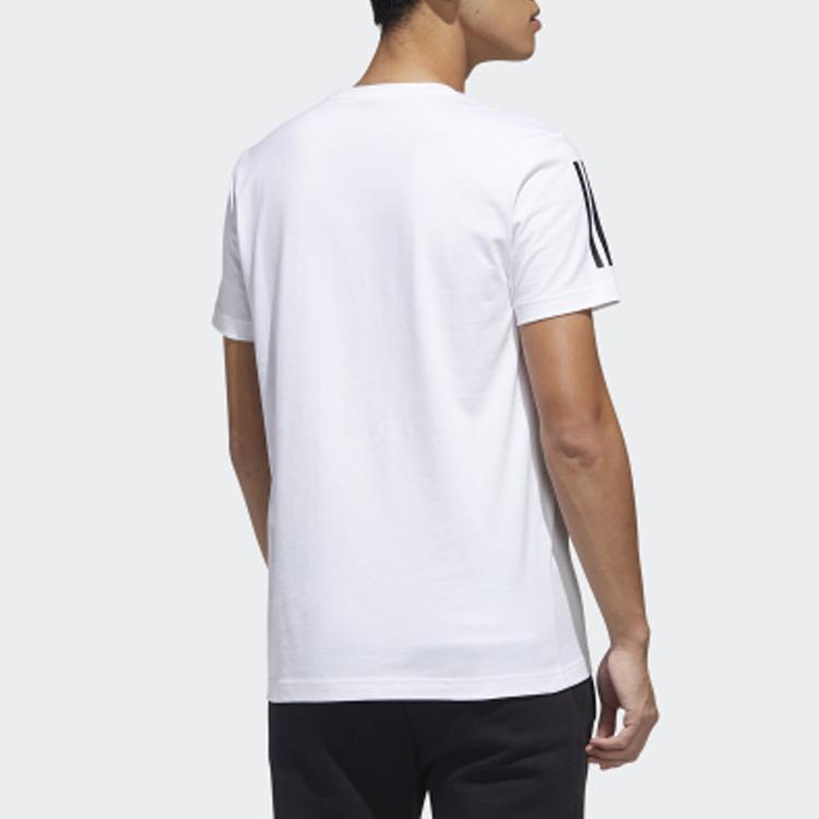 adidas Мужские футболки Neo Белая с круглым вырезом Умеренно прямой крой GK1495