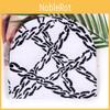 Street Style Acrylic Knit Hat For Men And Women With Letter Embellishments Chain