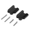 Set of 2 Handlebar Riser Mount Clamps - Aluminum Alloy Replacement for Yamaha XT1200Z Super Tenere 2010-2014 (Black)