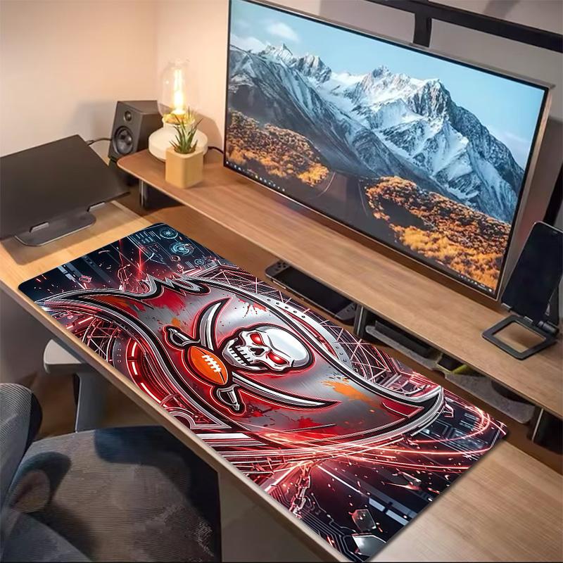 Tampa Bay Buccaneers2 Print Cushion Non-slip Laptop Tablet Big Mousepad XXL Mat Mini PC Playmat With Lock edge