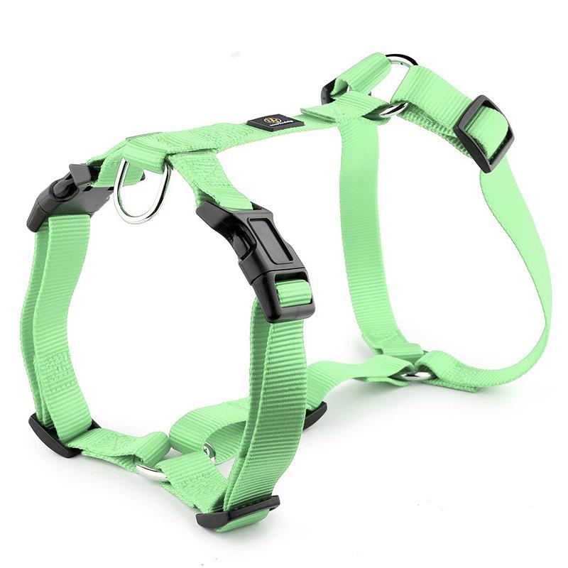 Шлейка для питомца хаски H-образной формы, взрывозащищенная, мягкий нагрудный ремень, тяговый поводок для средних и крупных собак, прочный нейлоновый поводок для питомца, аксессуары