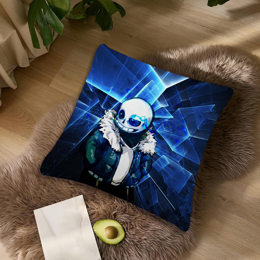 Крутая игровая наволочка Undertale Sans для спальни, автомобиля, кофейни, комнаты и гостиной, декоративная наволочка для дивана