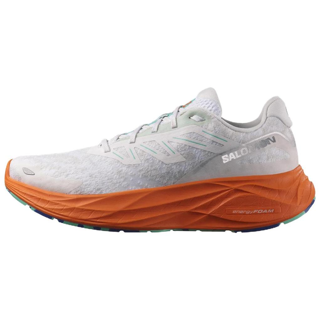 SALOMON Aero Glide 2 Comfortable Versatile Non-Slip Durable Low-Top Casual Running Shoes Men Sneaker White Orange L47573900